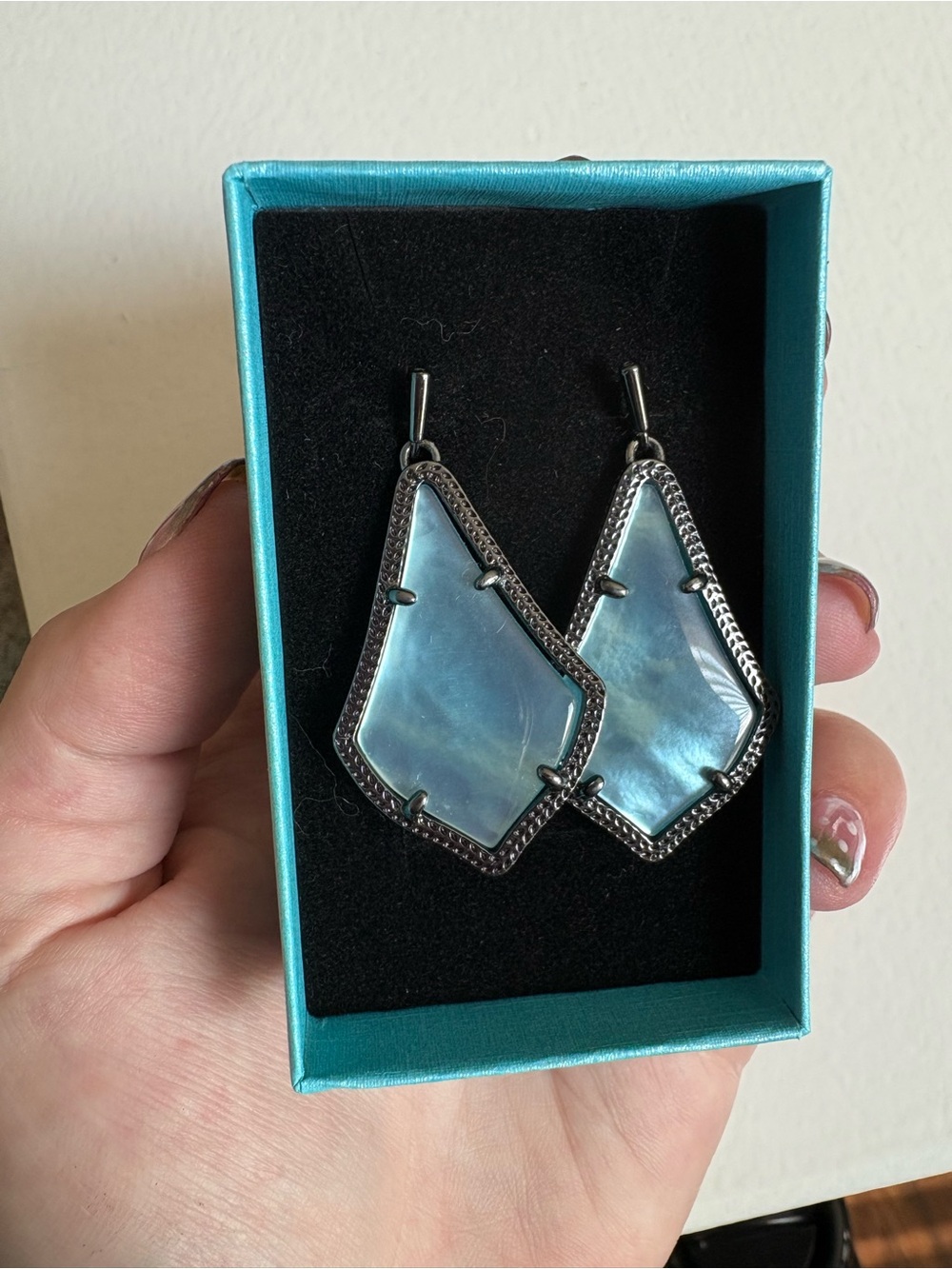 Kendra Scott Blue Alex Drop Earrings